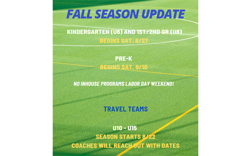 Fall Season Start Dates