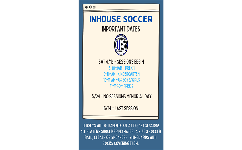 Inhouse Dates Spring 2025